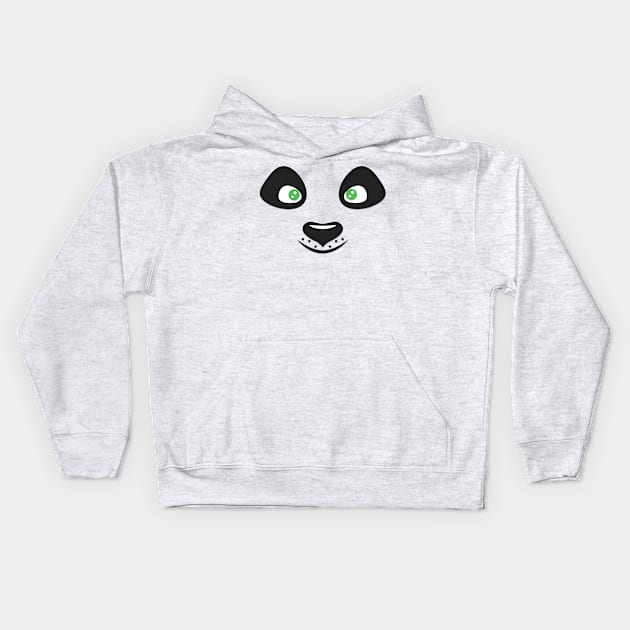 Po from Kung Fu Panda Kids Hoodie by Tooniefied